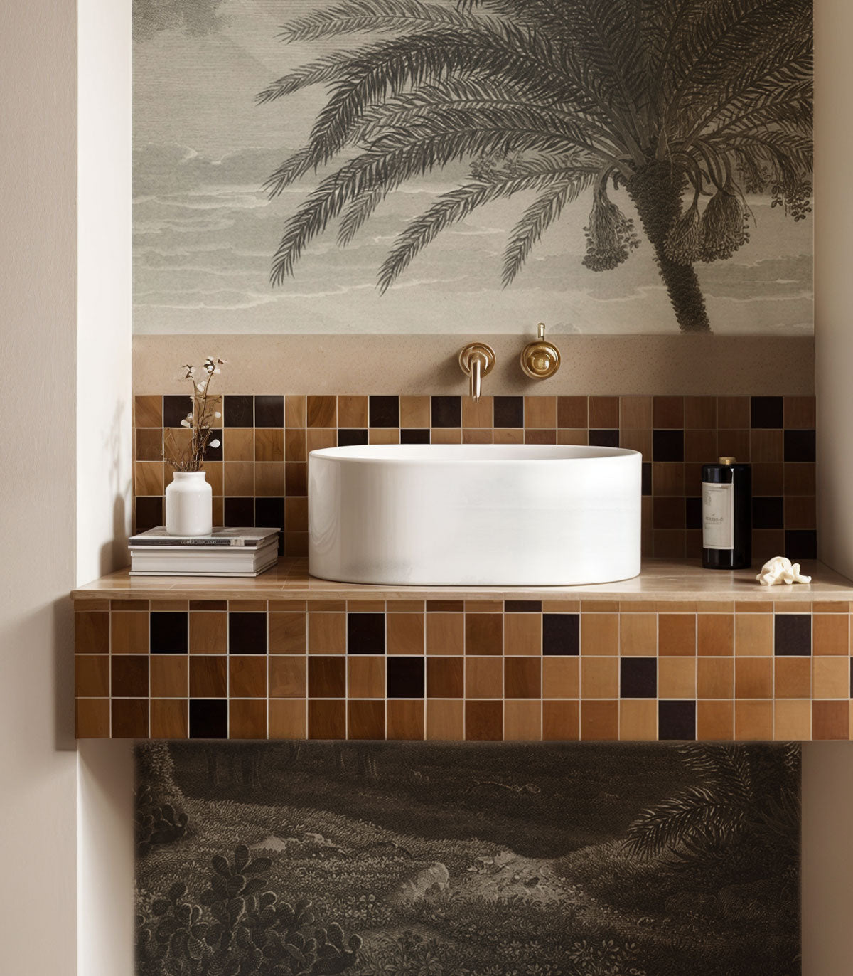 Tapeta Tropical Volcano Vista