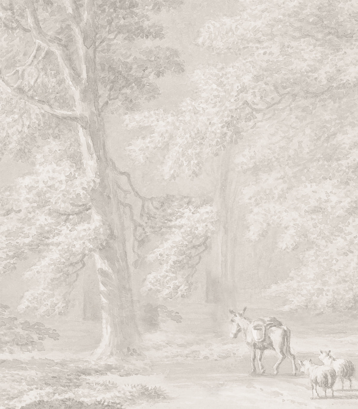Dots Watercolor Grove Beige - Wallcolors®