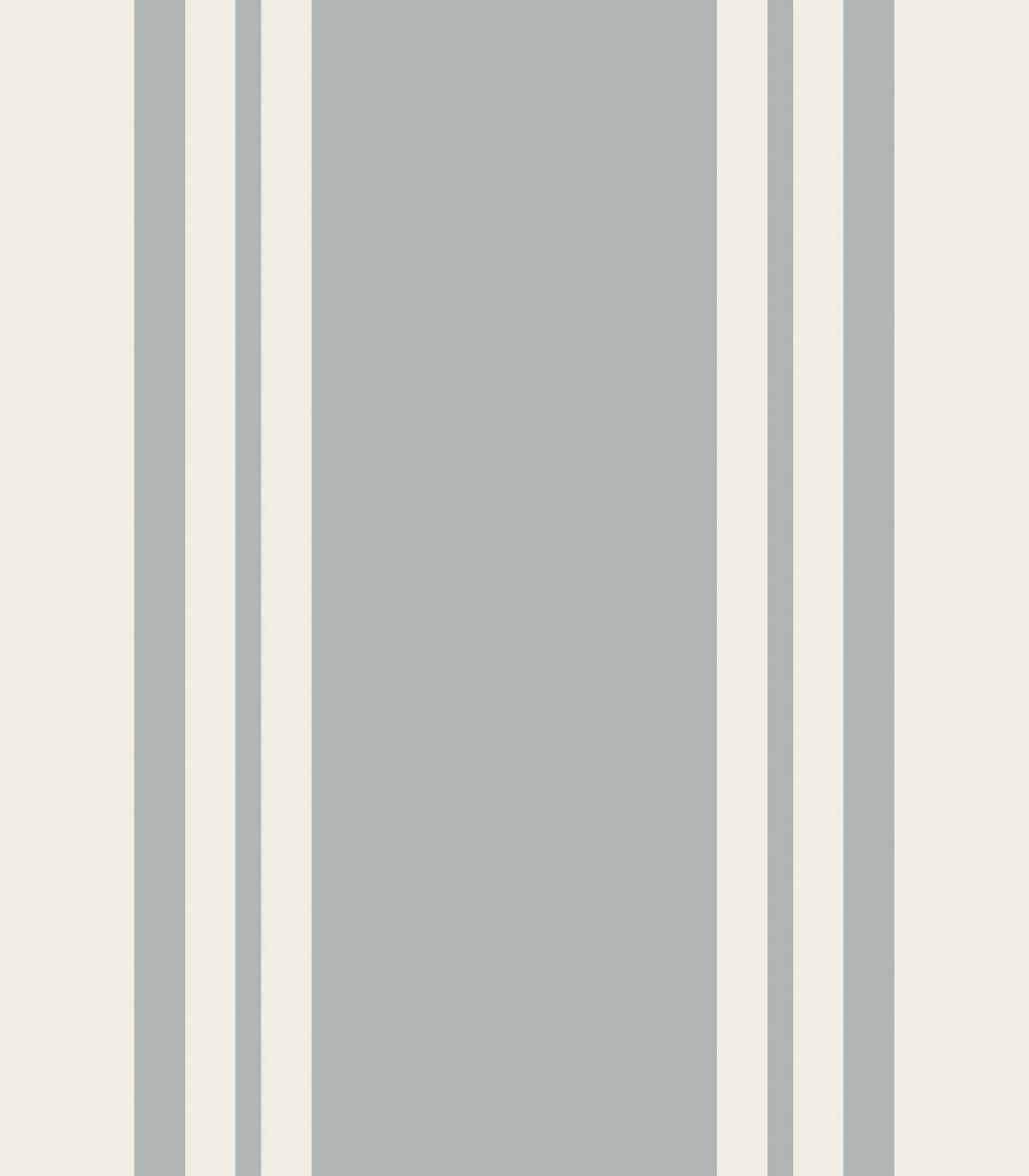 Carta da parati Woven Stripe Steel Gray