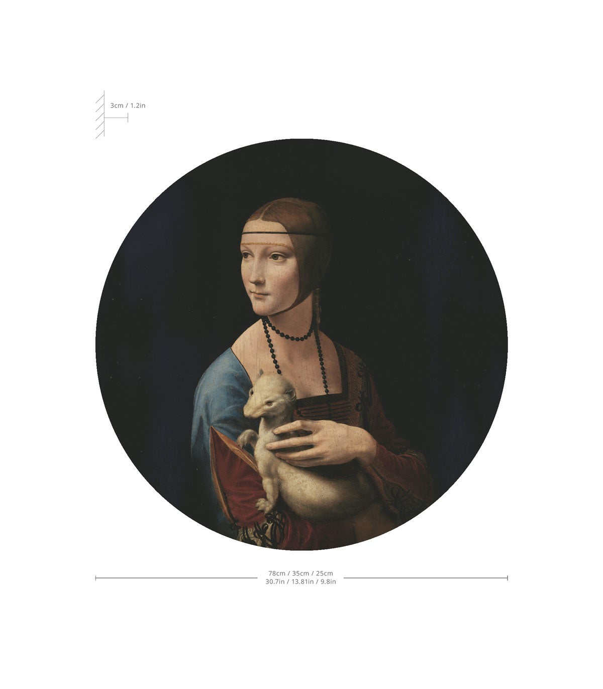 Dots Lighting Lady with an Ermine