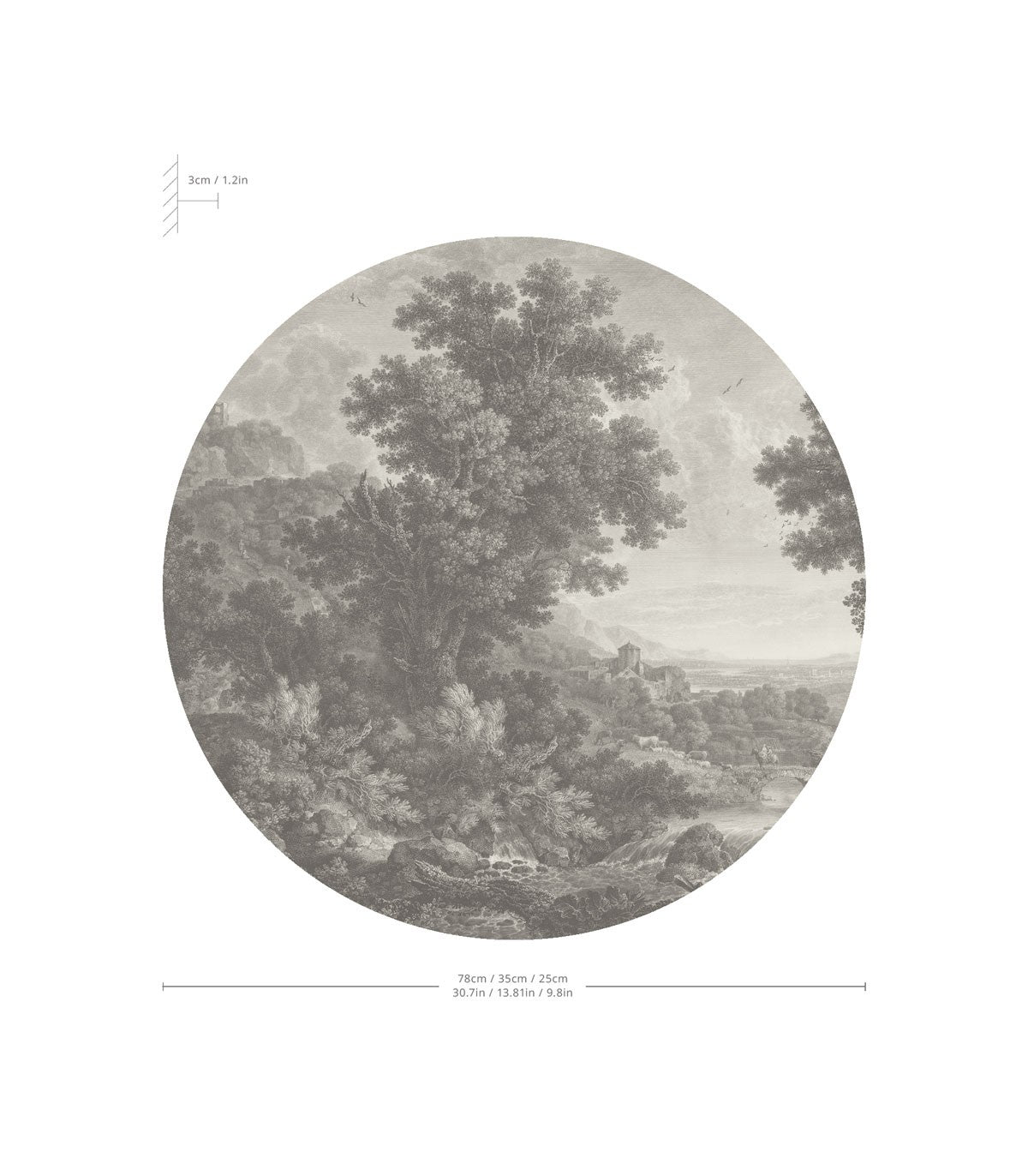 Dots Lighting Picturesque Valley of Serenity