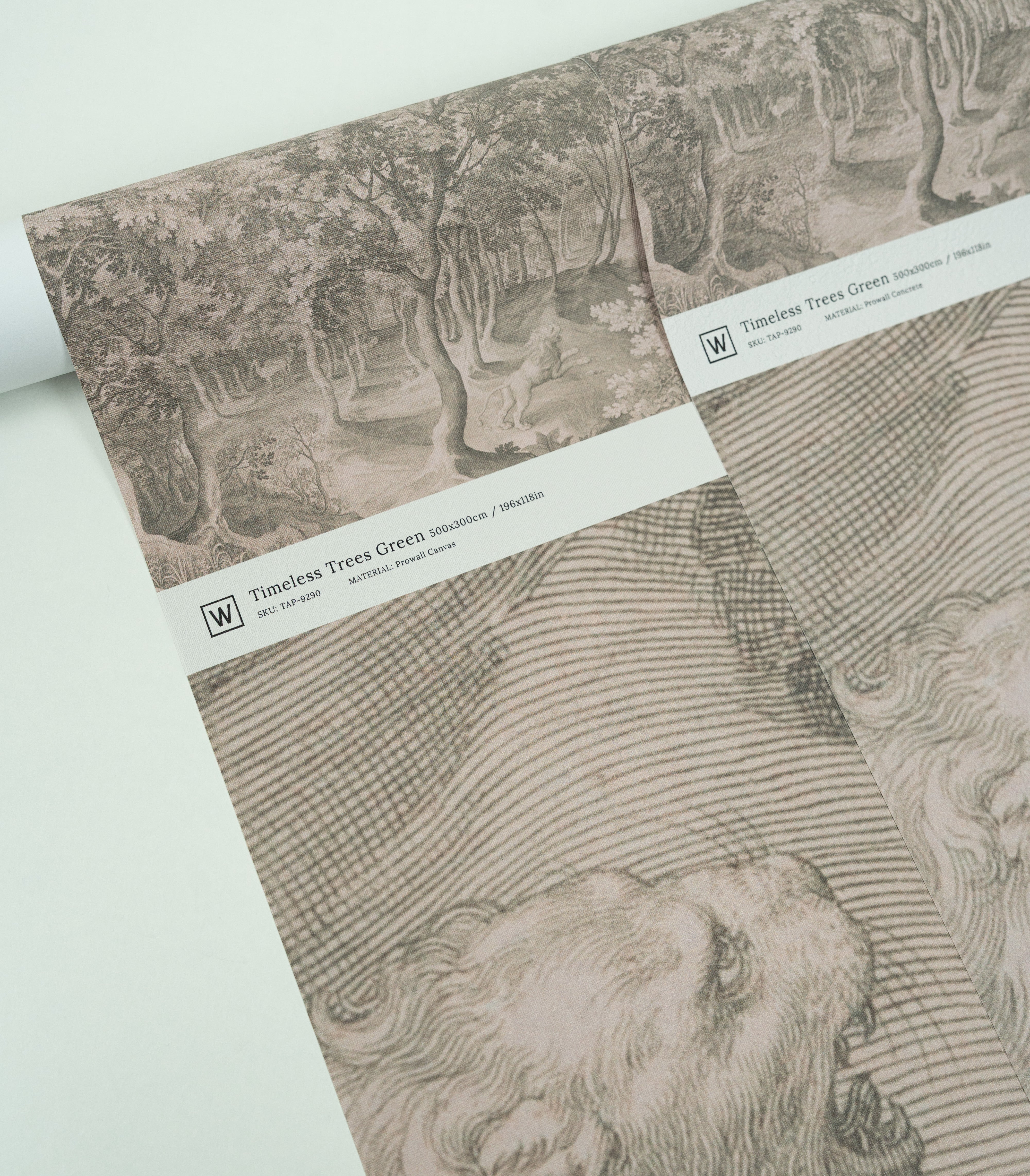 Tapeta Timeless Trees Green