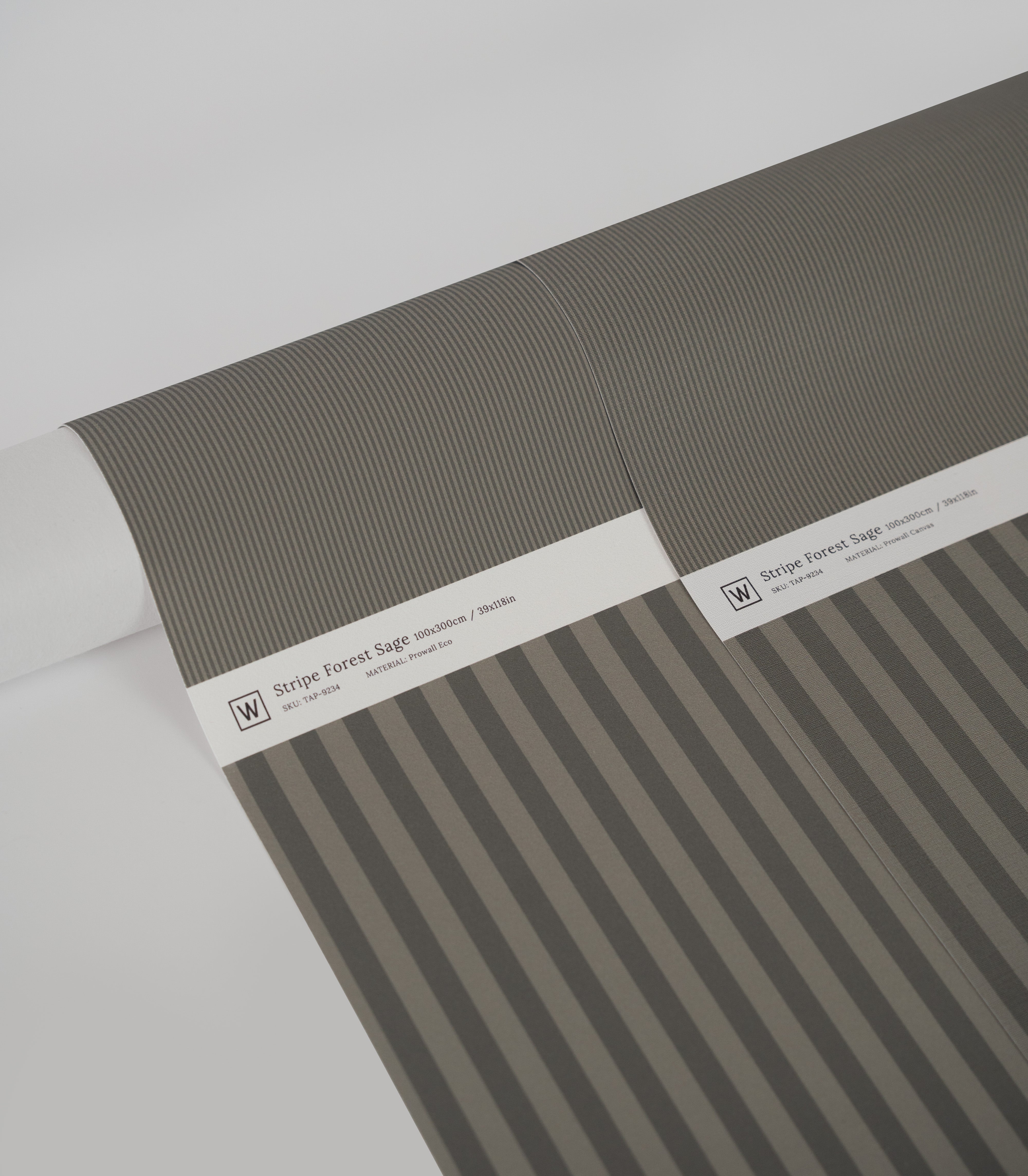 Tapeta Stripe Forest Sage