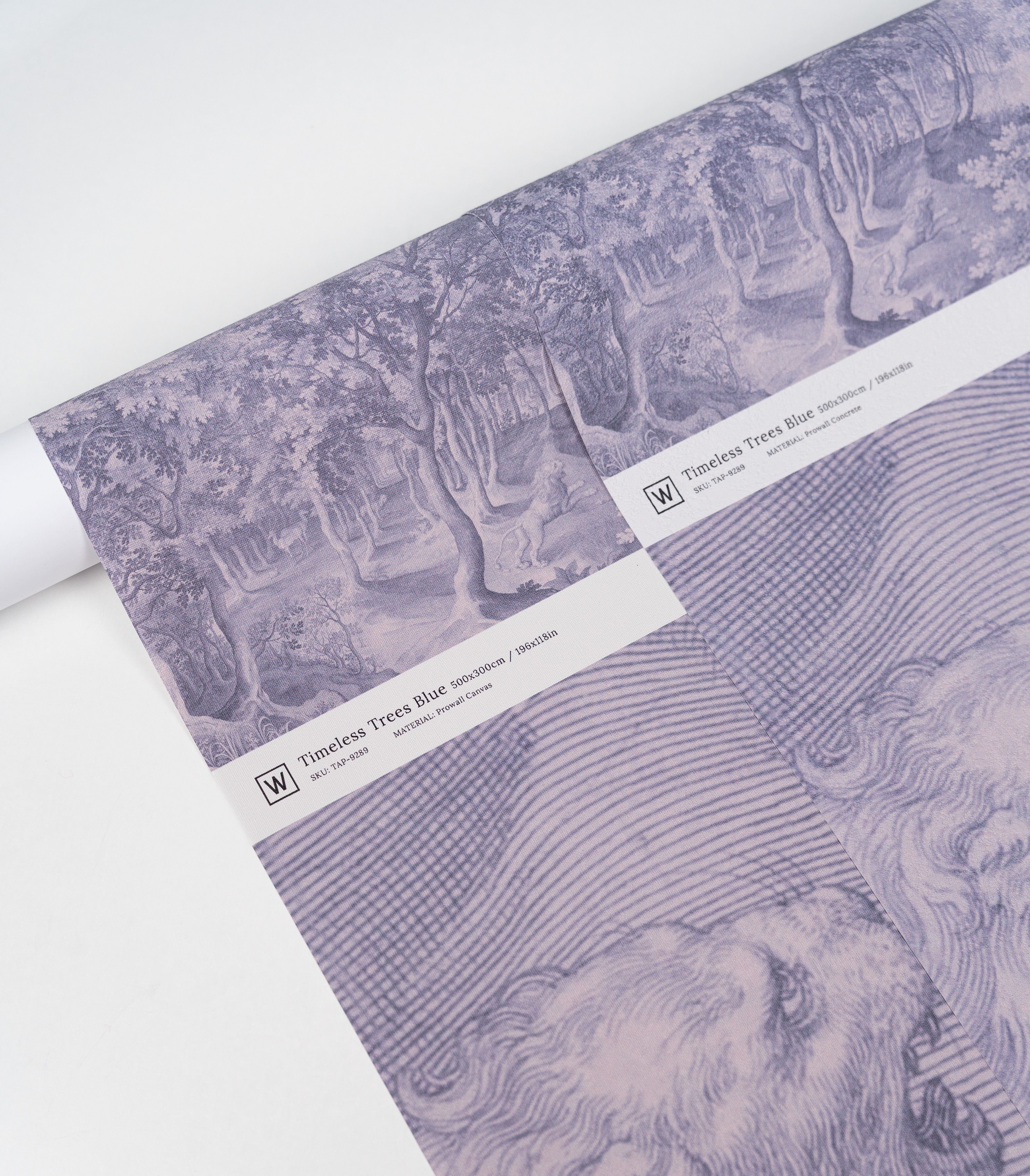 Carta da parati Timeless Trees Blue