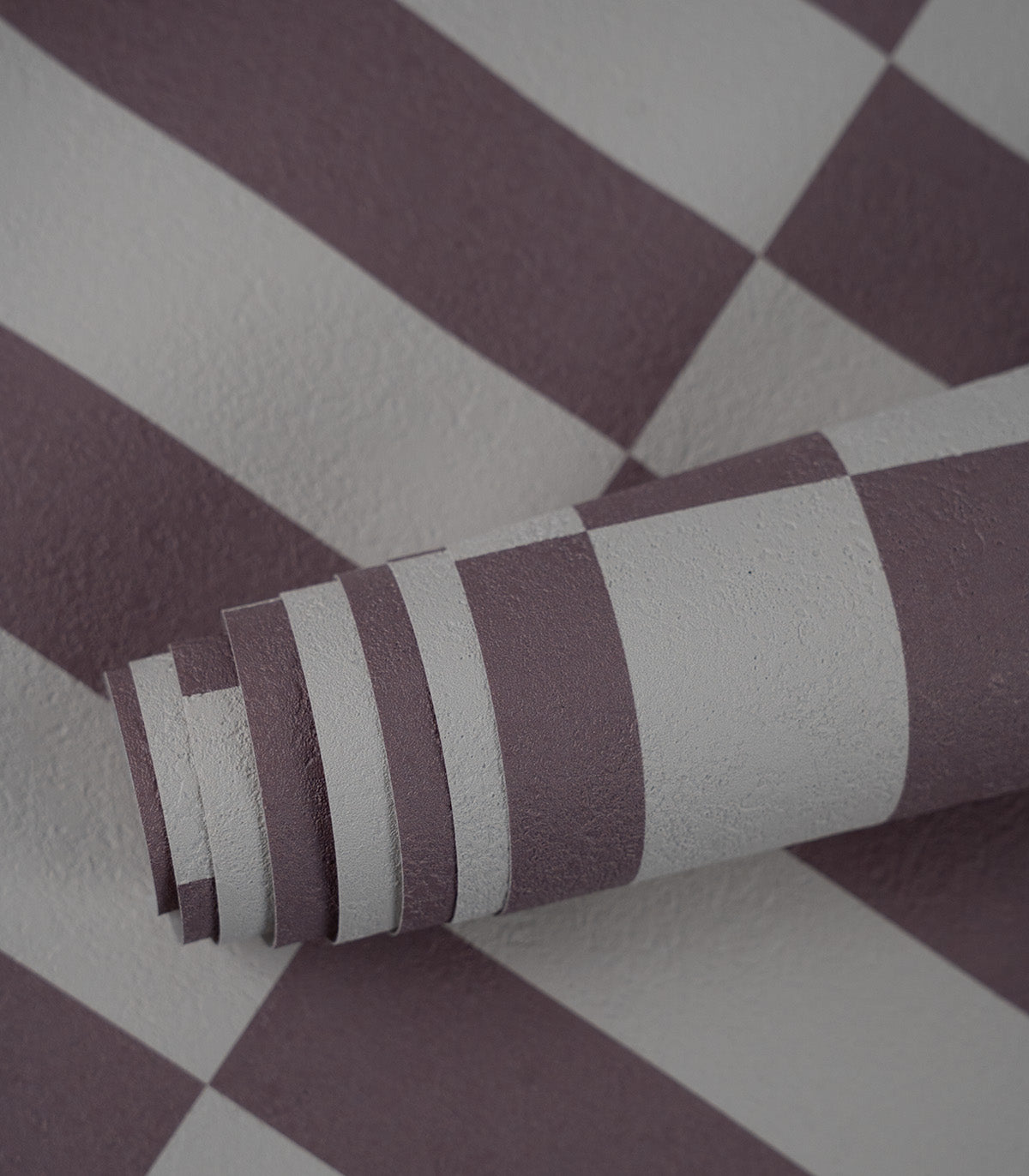 Carta da parati Tetris Stripe Burgundy