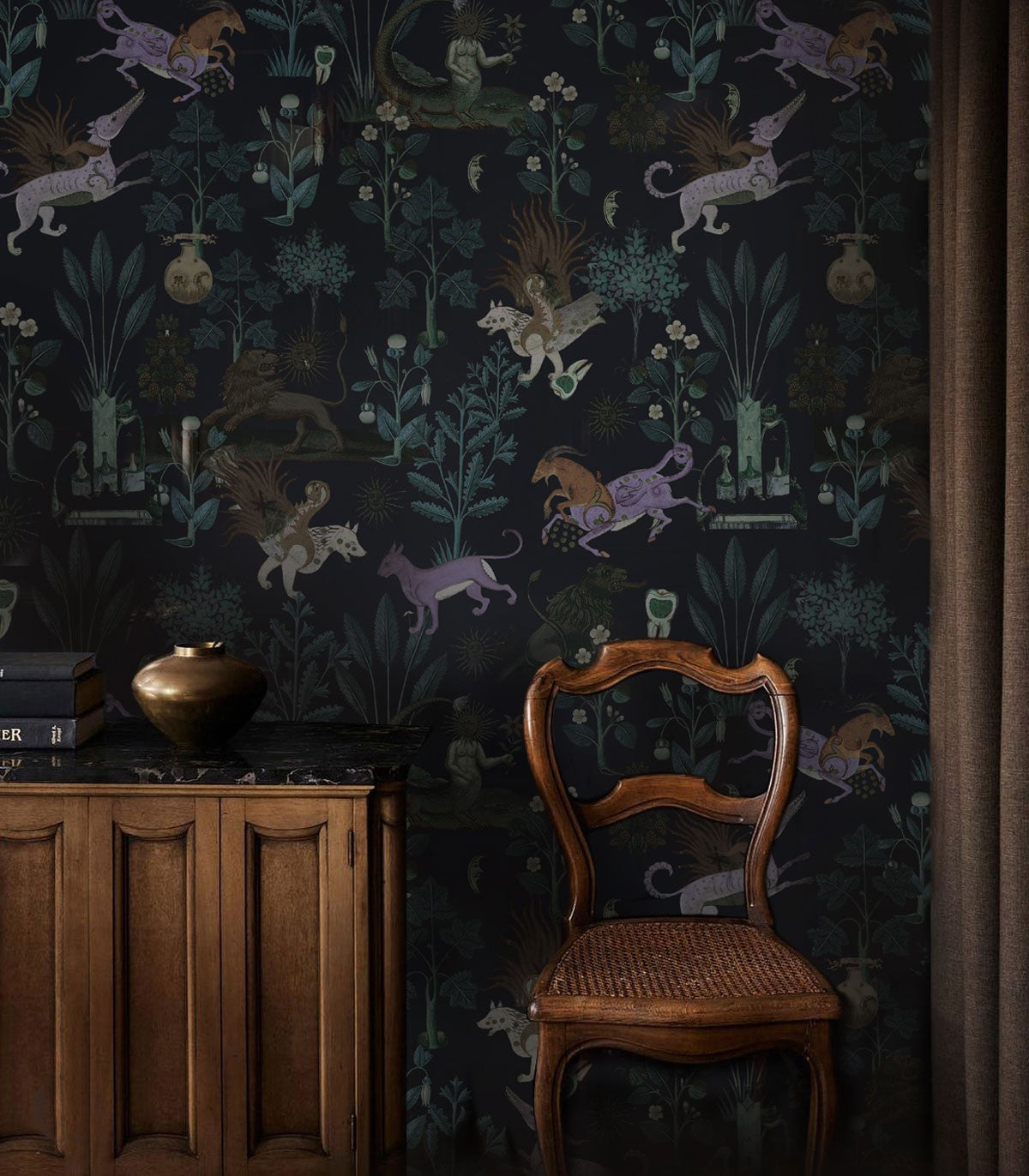 Tapeta Botanic Beast Purple