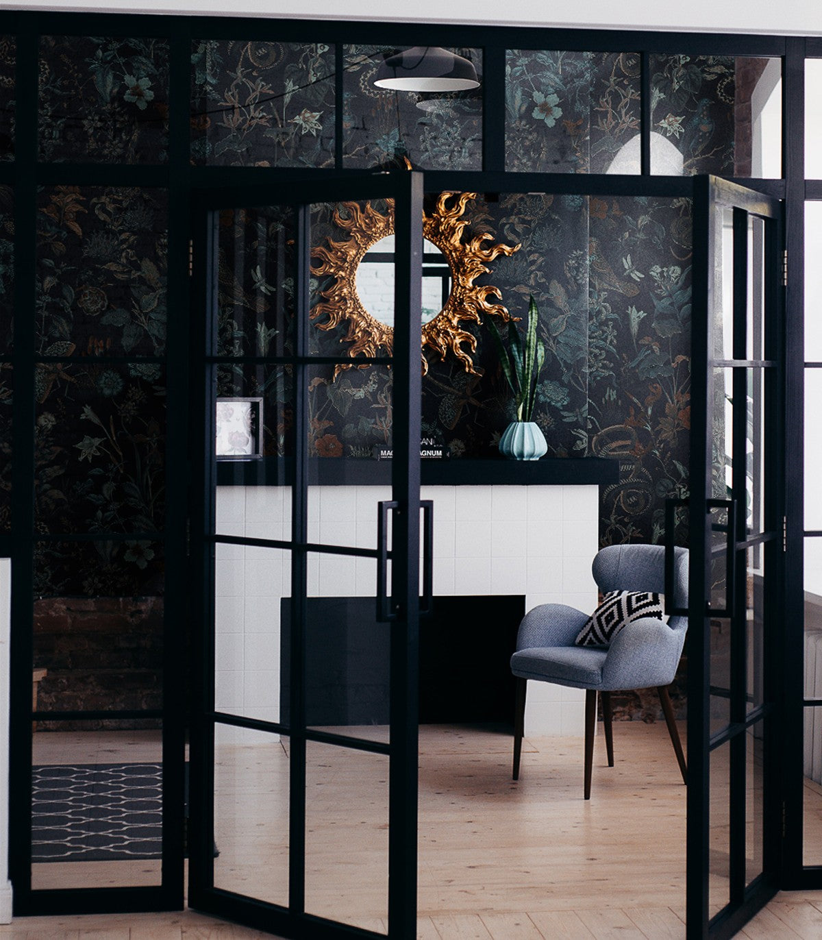 Tapeta Botanic Black