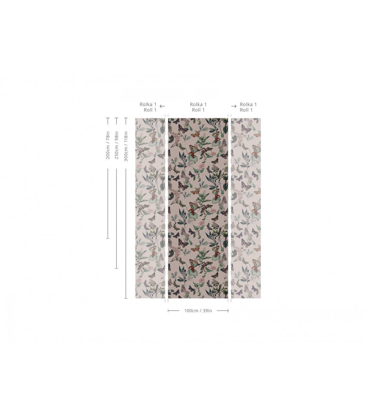 Tapeta Butterfly Rowan Pink